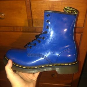 Blue doc martens